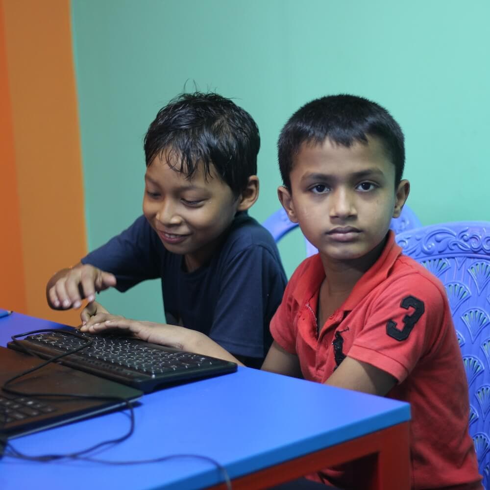 Students outside CAFFE