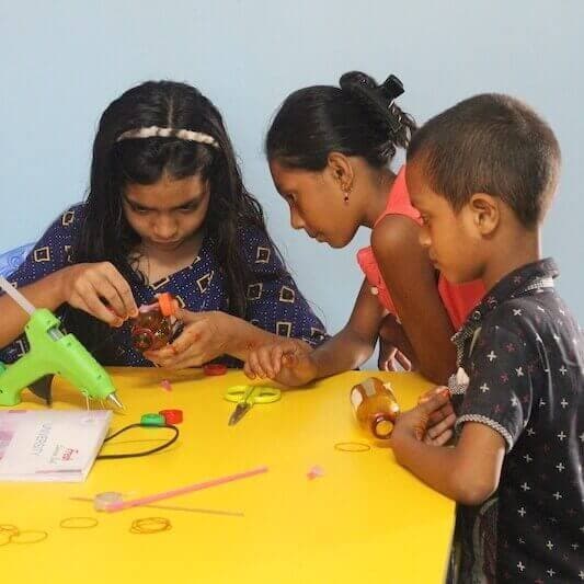 Students outside CAFFE