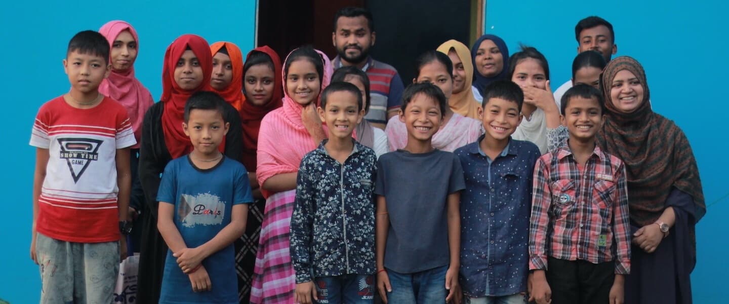 Students outside CAFFE