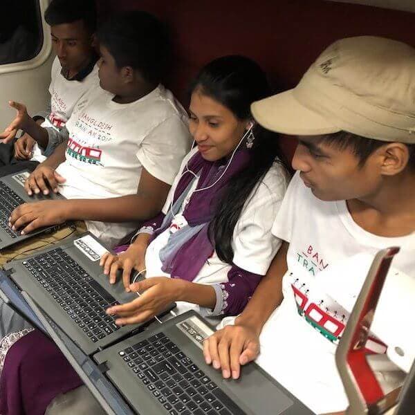 Students outside CAFFE